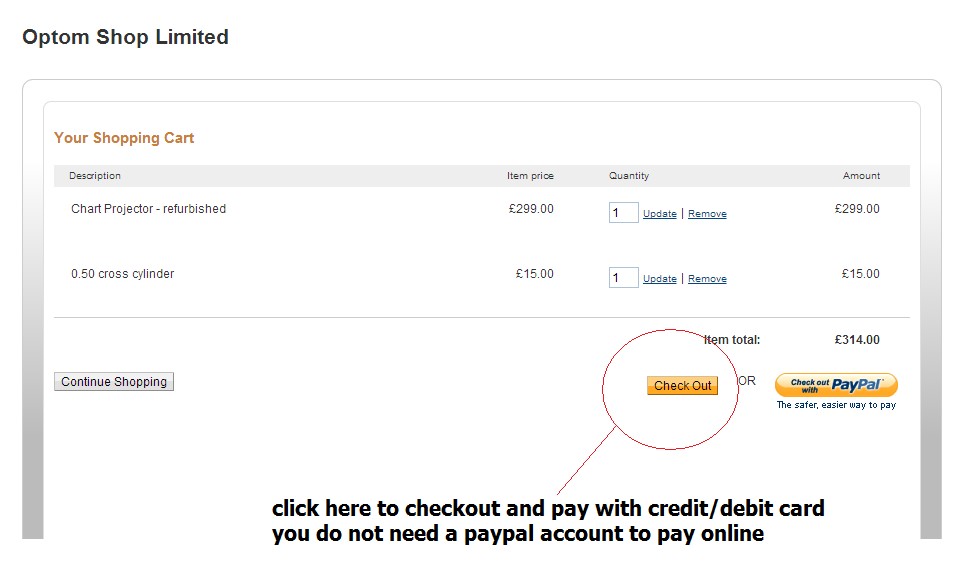 Payment options online shopping